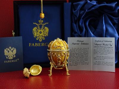 House of Faberge - egg Imperial - Enamel - COA 2