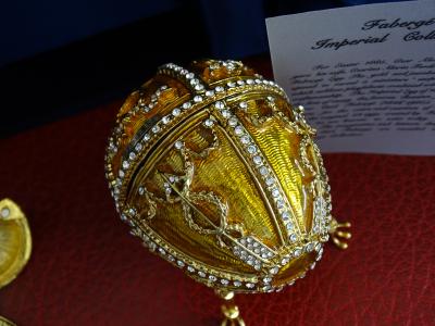 House of Faberge - egg Imperial - Enamel - COA 2