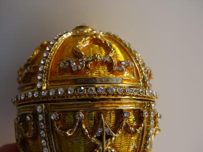 House of Faberge - egg Imperial - Enamel - COA 2