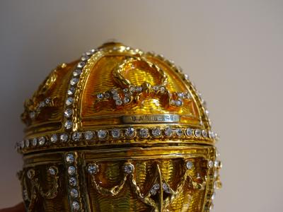 House of Faberge - egg Imperial - Enamel - COA 2