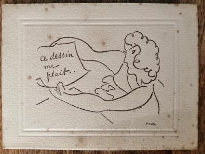 Henri MATISSE, Lithographie originale, 1945