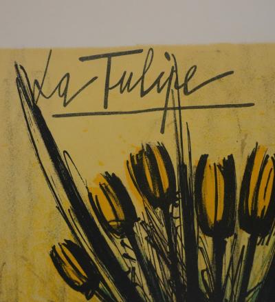 Bernard BUFFET : La tulipe, Lithographie originale signée 2