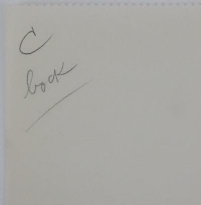 Jean-Emile LABOUREUR : Bock, Dessin original 2