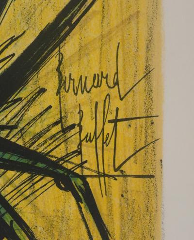 Bernard BUFFET : La tulipe, Lithographie originale signée 2