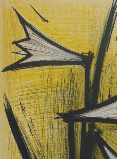 Bernard BUFFET : Les Lys, Lithographie originale signée 2