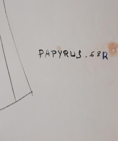 Jacques HEIM : Robe Papyrus, Dessin original signé 2