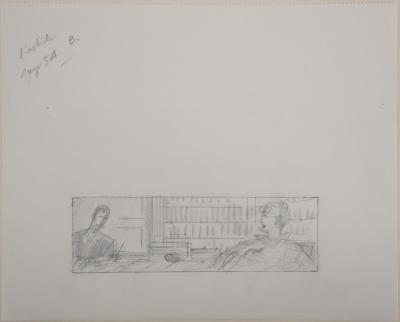 Jean-Emile LABOUREUR : L'article, Dessin original 2