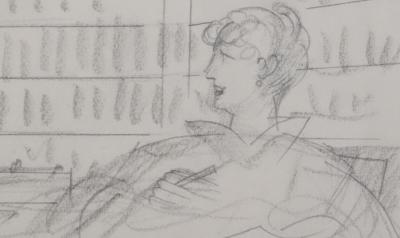 Jean-Emile LABOUREUR : L'article, Dessin original 2