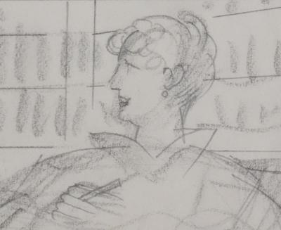 Jean-Emile LABOUREUR : L'article, Dessin original 2