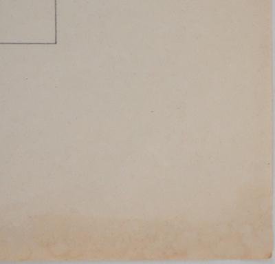 Jean-Emile LABOUREUR : Le chef, Dessin original 2
