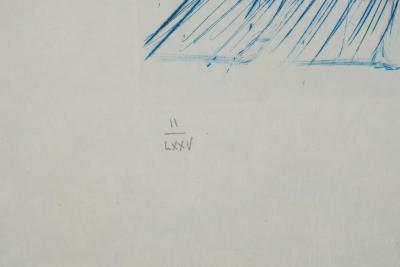 Salvador DALI: Tristan and Isolde, Original signed engraving 2