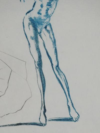 Salvador DALI: The Condemned Lovers, Original signed engraving 2