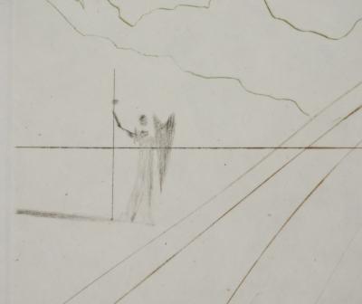 Salvador DALI : La reine à la tunique de soie, Gravure originale signée 2
