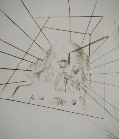 Salvador DALI : Les trois barons félons, Gravure originale signée 2