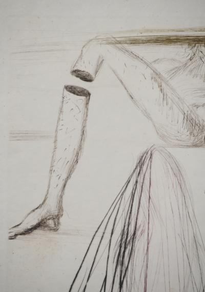 Salvador DALI: The Giant Beliagog, Original signed engraving 2