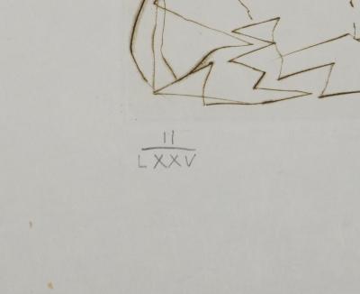 Salvador DALI : Tristan le fou, Gravure originale signée 2