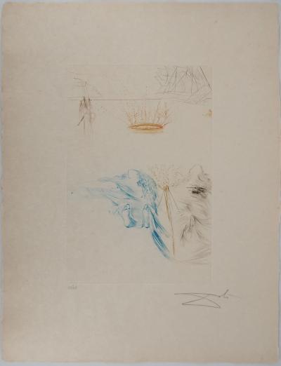 Salvador DALI : Le testament de Tristan, Gravure originale signée 2