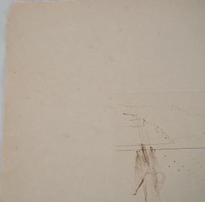 Salvador DALI : Le testament de Tristan, Gravure originale signée 2