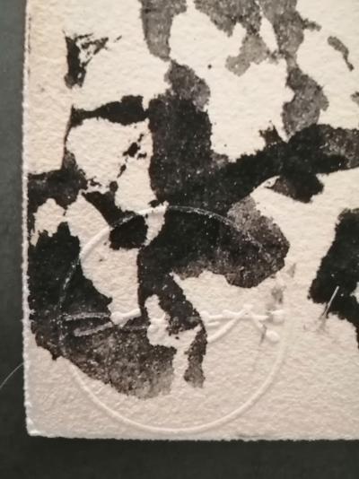 ZAO WOU KI, Encre de Chine, L’homme des 2 rives, tirage de tête, 2016 2