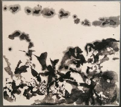 ZAO WOU KI, Encre de Chine, L’homme des 2 rives, tirage de tête, 2016 2