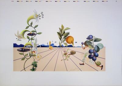 Salvador DALI - Flordali I, 1981 - Lithographie originale signée 2