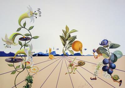 Salvador DALI - Flordali I, 1981 - Lithographie originale signée 2