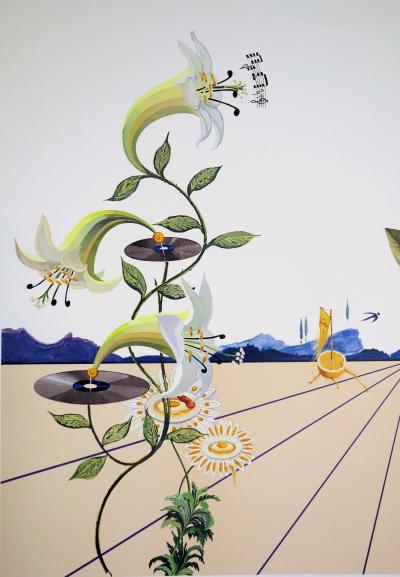 Salvador DALI - Flordali I, 1981 - Lithographie originale signée 2
