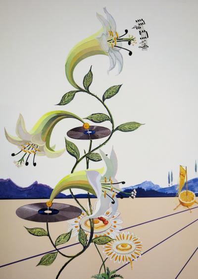 Salvador DALI - Flordali I, 1981 - Lithographie originale signée 2