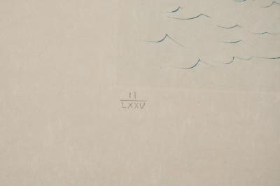 Salvador DALI : Le combat avec le Morhoult, Gravure originale signée 2
