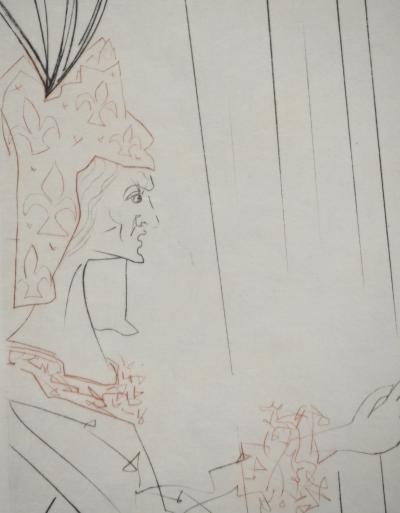 Salvador DALI : La reine Iseult et sa fille, Gravure originale signée 2