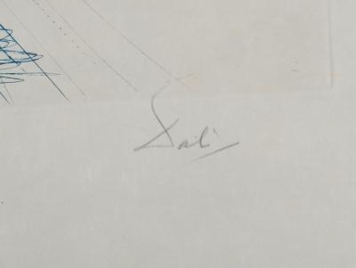 Salvador DALI : Frocin, le mauvais nain, Gravure originale signée 2