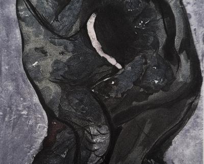 Auguste RODIN : Transmutation de l’homme et du reptile, Gravure 2