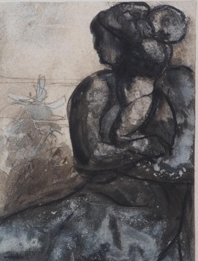Auguste RODIN : Étreinte maternelle, Gravure 2