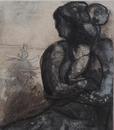 Auguste RODIN : Étreinte maternelle, Gravure 2