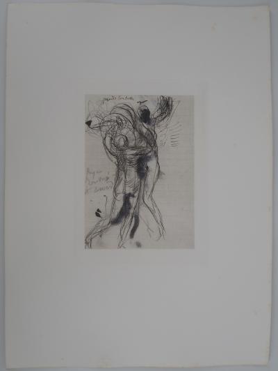 Auguste RODIN : L’affrontement, Gravure 2