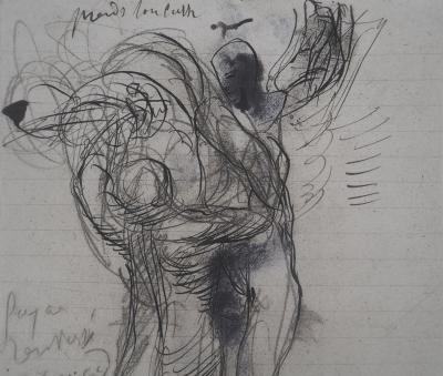 Auguste RODIN : L’affrontement, Gravure 2