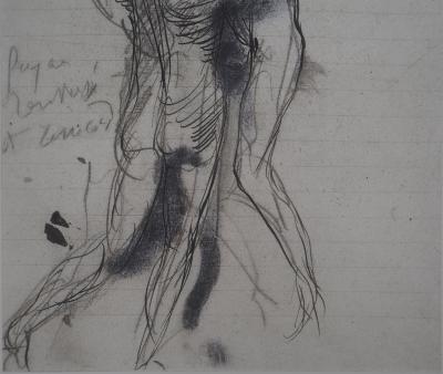 Auguste RODIN : L’affrontement, Gravure 2