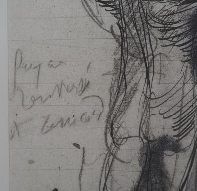 Auguste RODIN : L’affrontement, Gravure 2