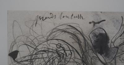 Auguste RODIN : L’affrontement, Gravure 2