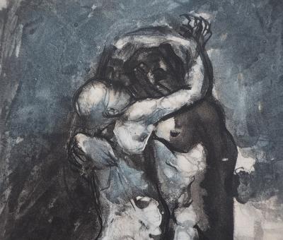 Auguste RODIN : Les amoureux, Gravure 2