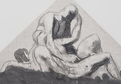 Auguste RODIN : Bacchanale, Gravure 2