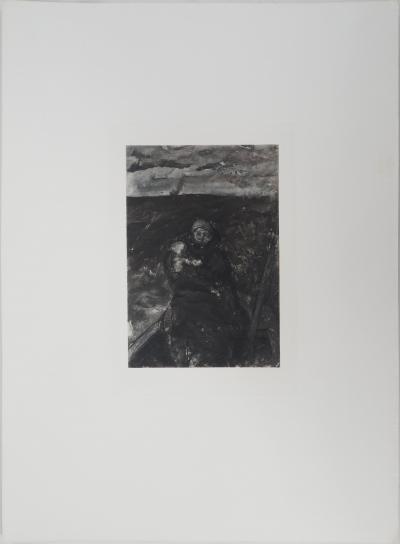 Auguste RODIN : La barque de Caron, Gravure 2