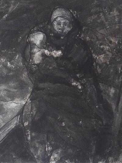 Auguste RODIN : La barque de Caron, Gravure 2