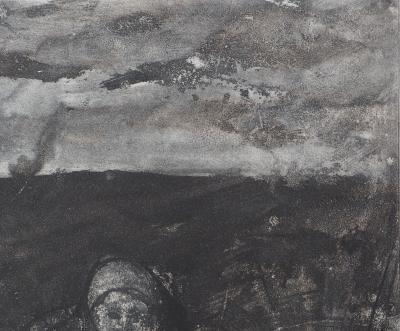 Auguste RODIN : La barque de Caron, Gravure 2