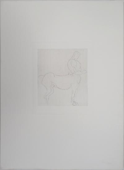 Auguste RODIN : Centaure, Gravure 2