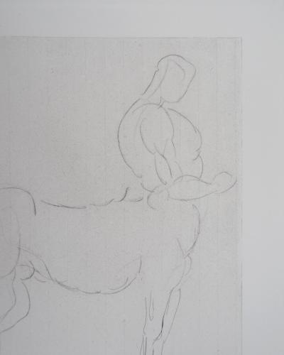 Auguste RODIN : Centaure, Gravure 2