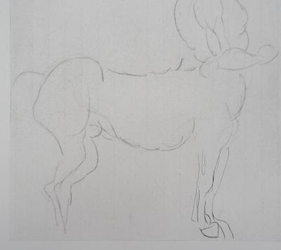 Auguste RODIN : Centaure, Gravure 2