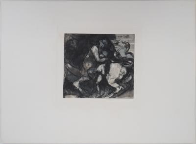 Auguste RODIN : Centaure et enfant, Gravure 2