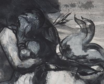 Auguste RODIN : Centaure et enfant, Gravure 2