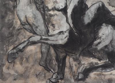 Auguste RODIN : Centaure enlevant deux femmes, Gravure 2